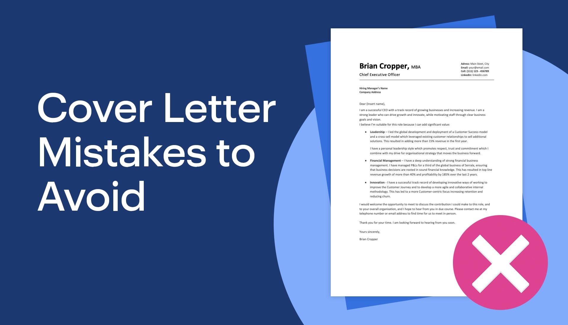 Les Erreurs à Éviter lors de la Rédaction d'une Lettre de Motivation