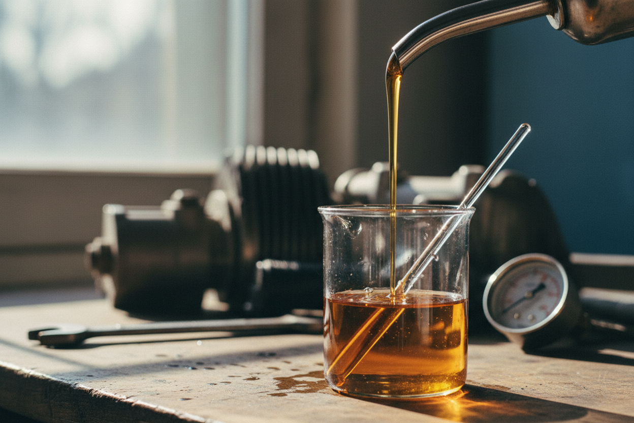 Motorolie forklaret: Viskositet, basisolier og additiver