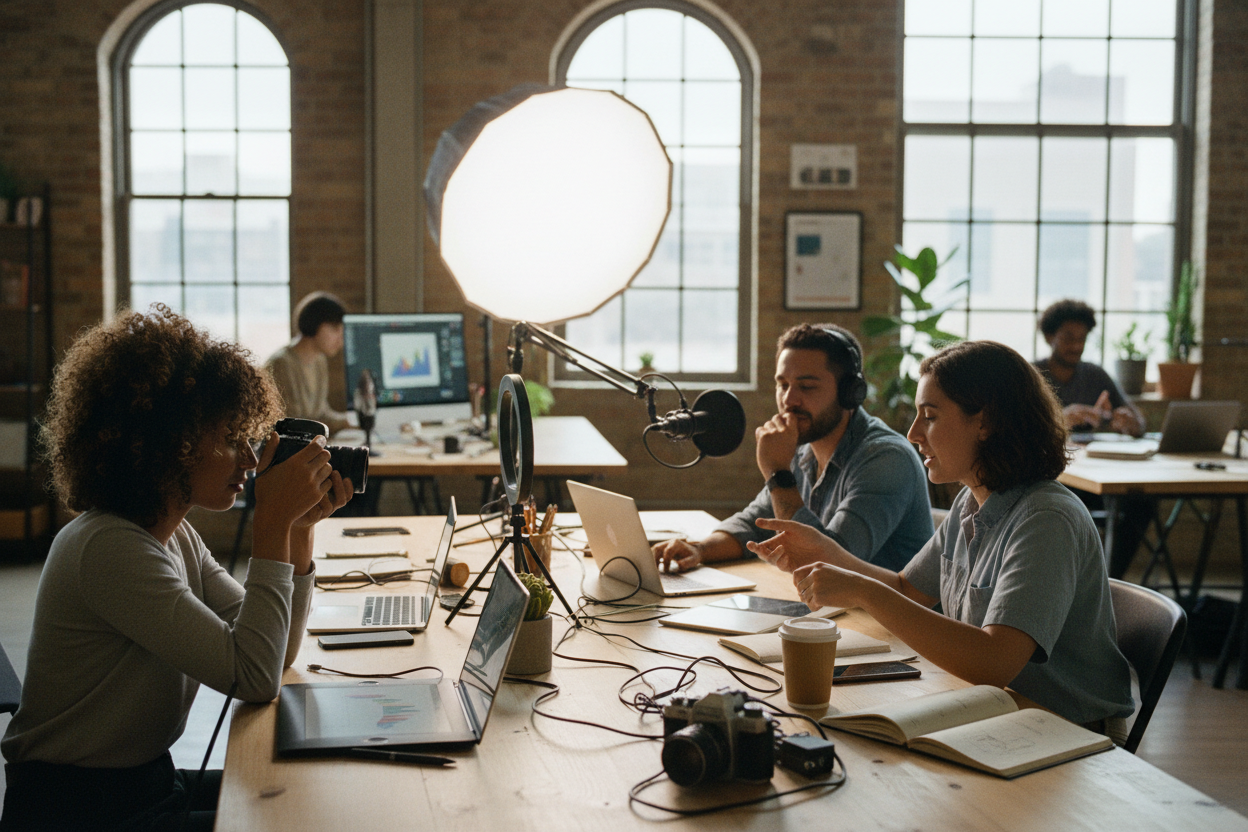 The Creator Economy Matures: From Side Hustles to Studios