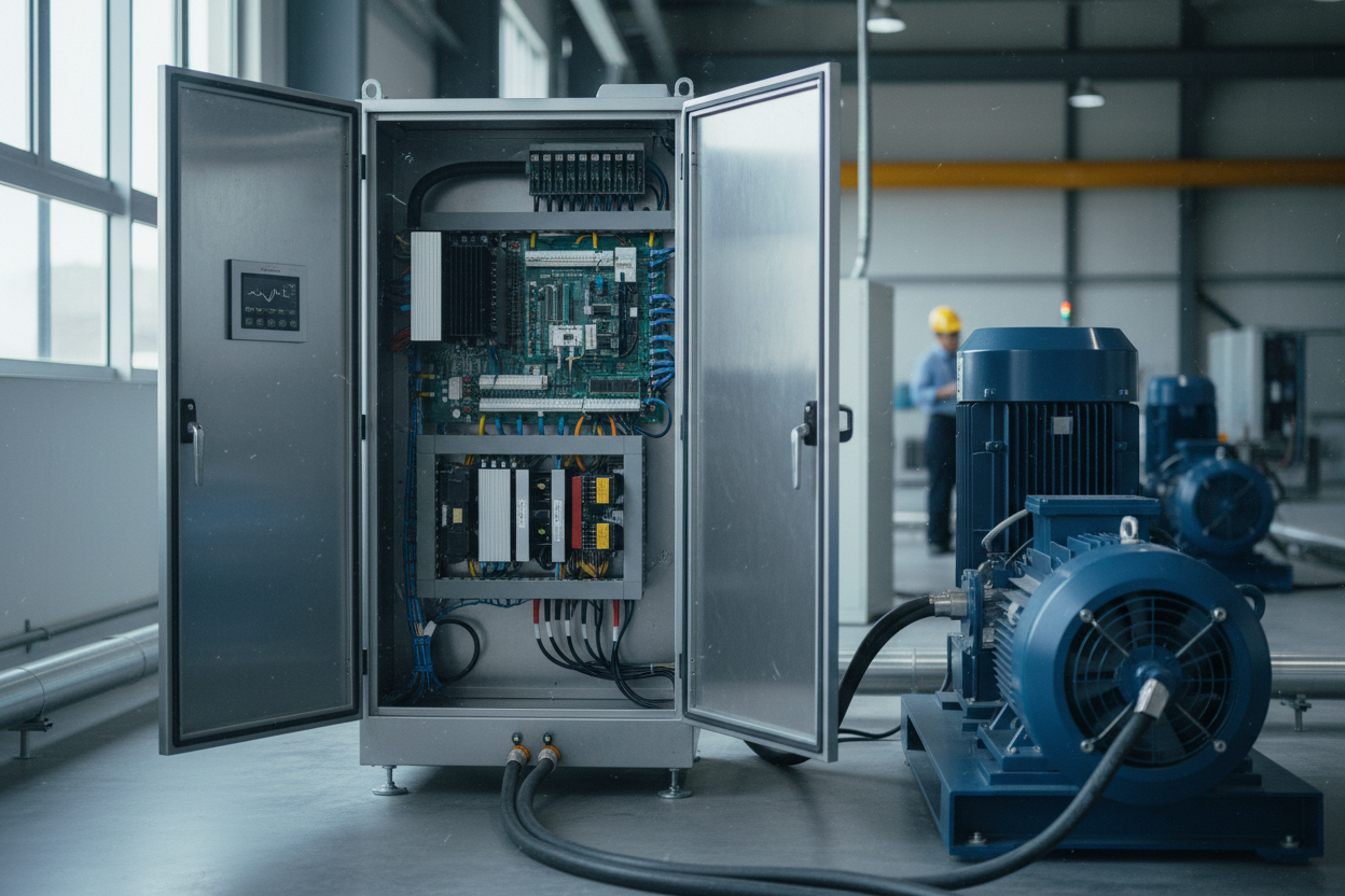 Motorsteuerungen und Frequenzumrichter: Grundlagen kompakt