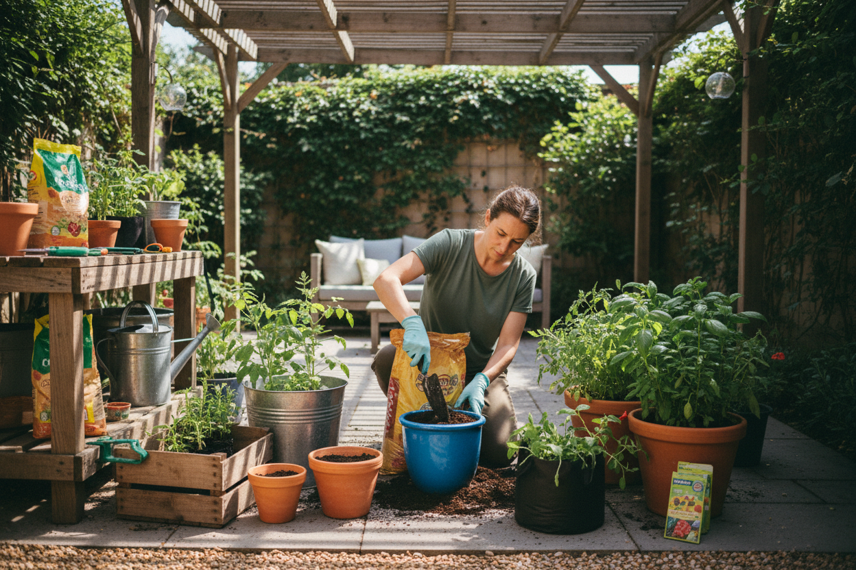 DIY-ruukut kierrätysmateriaaleista