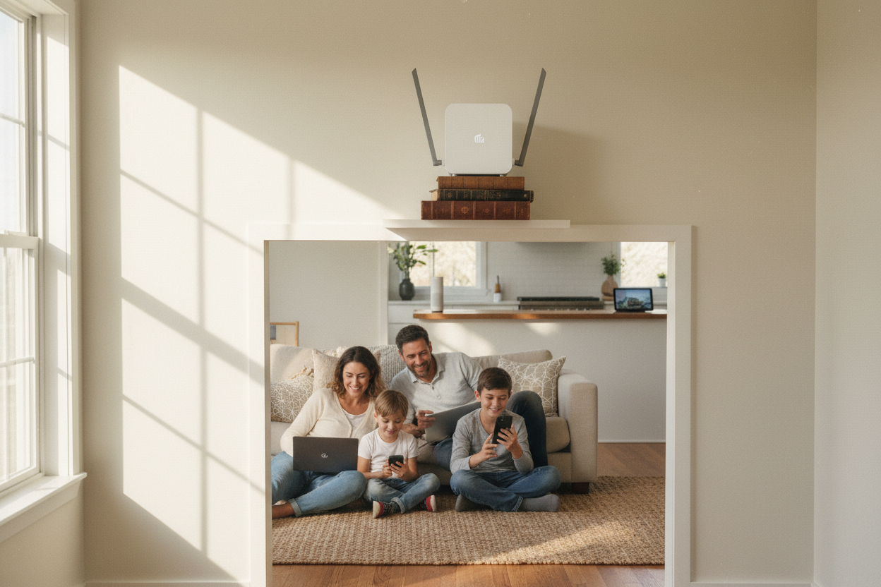 Wi-Fi em casa sem dor de cabeça: roteador, canais e posicionamento
