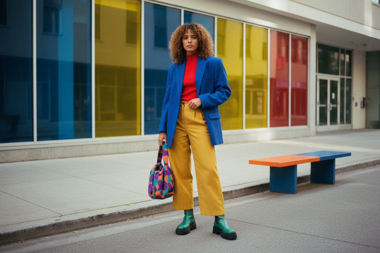 A Beginner's Guide to Color Blocking in Everyday Outfits