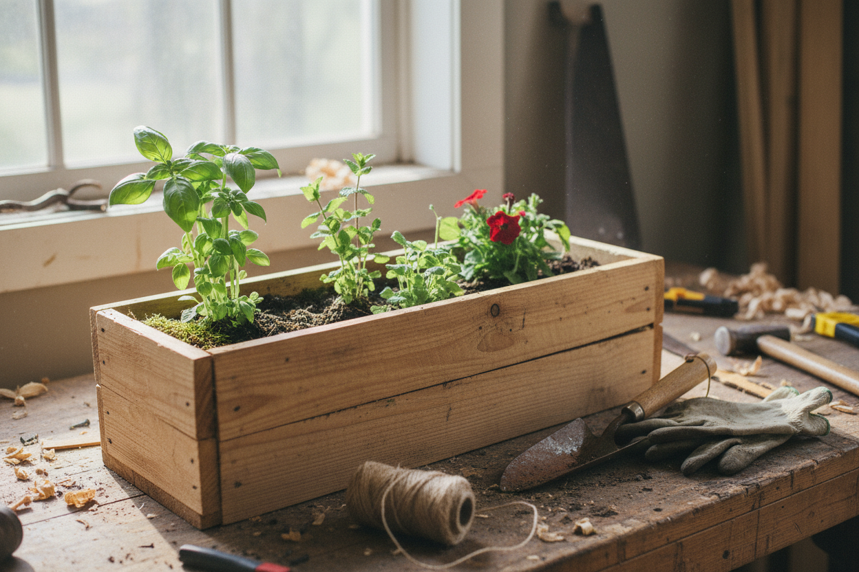 DIY Planters from Upcycled Materials