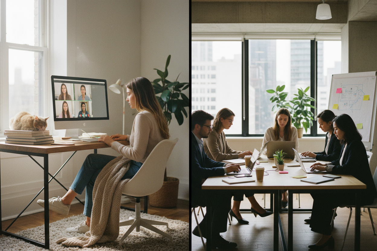 Den nya arbetsplatsen: hybridliv och digitalt välmående